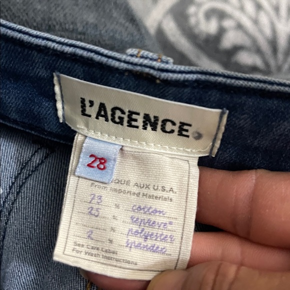 L’Agence Margot Cropped Skinny Jean size 28 $245 - Picture 6 of 9
